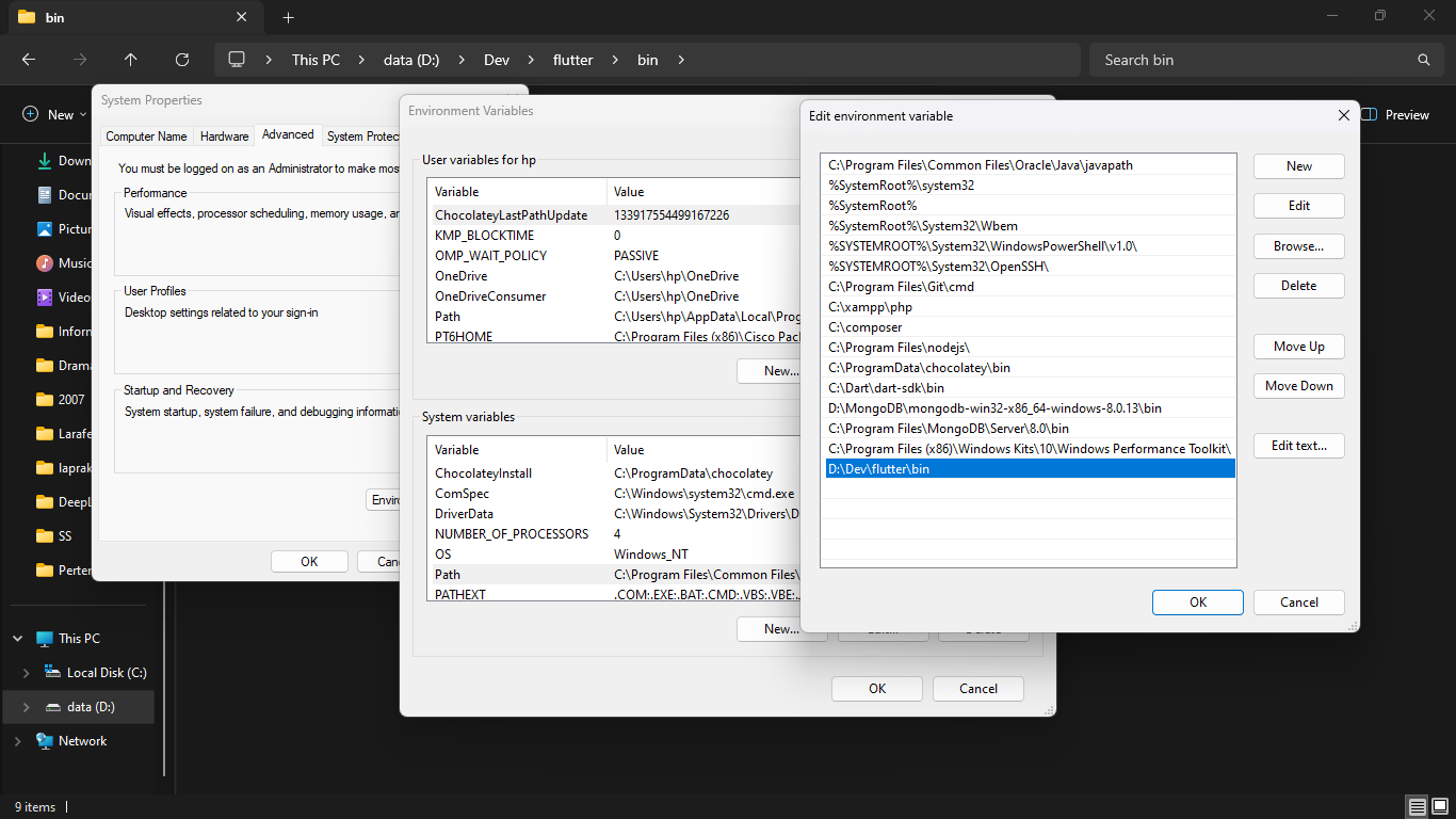 Gambar menambahkan path Flutter